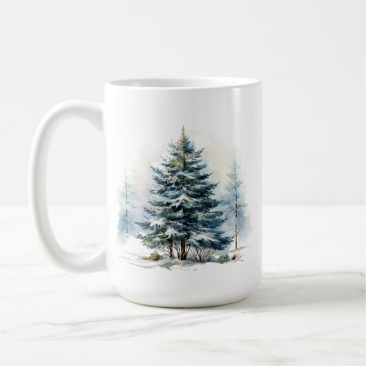 Tasse der Winterlandschaft (Links)