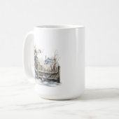 Tasse der Winterlandschaft (Vorderseite Links)