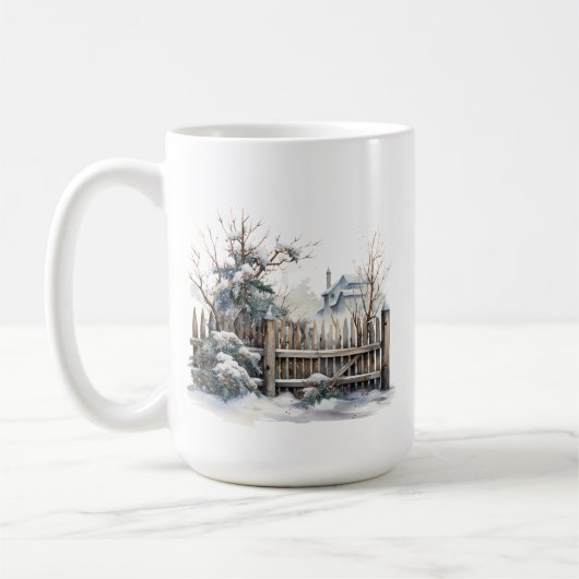 Tasse der Winterlandschaft (Links)