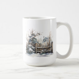 Tasse der Winterlandschaft