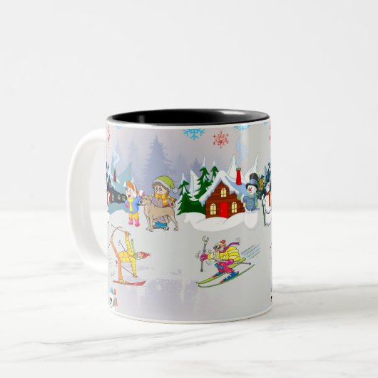 Tasse der Wintersaison (Vorderseite Links)