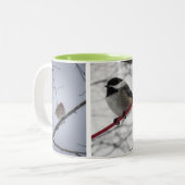 Tasse der Wintervögel (Vorderseite Links)