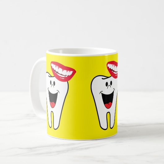 Tasse der Zahnarztzahnärzte (Vorderseite Links)