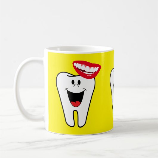 Tasse der Zahnarztzahnärzte (Links)