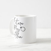 Tasse der Zukunft - personalisierte Tasse (Vorderseite Links)