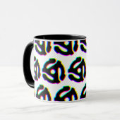 Tasse des 45-RPM-Aufzeichnungsadapters (Vorderseite Links)