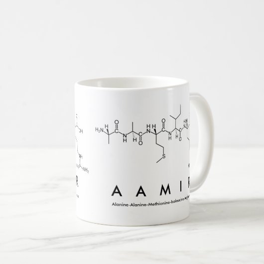 Tasse des Aamir-Peptids (VorderseiteRechts)