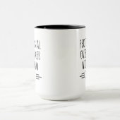 Tasse des Abschlusses, Geschenk des Rechtsanwalts, (Zentrum)