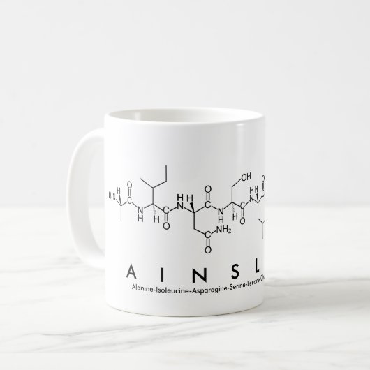 Tasse des Ainsley-Peptids (Vorderseite Links)