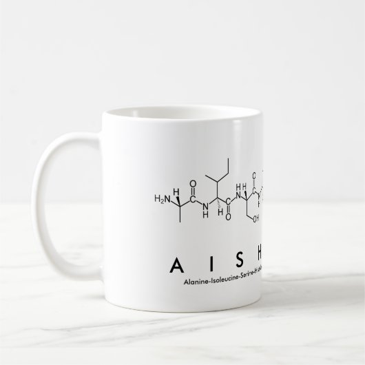 Tasse des Aishling-Peptids (Links)