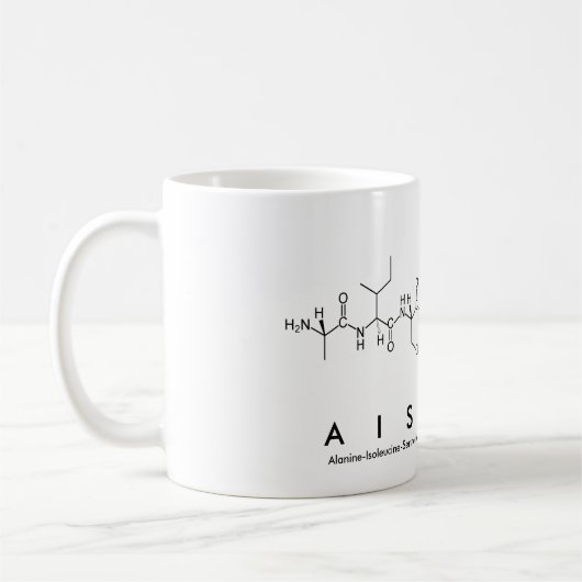 Tasse des Aislinn-Peptids (Links)
