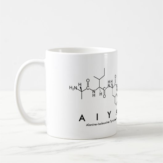 Tasse des Aiyanna Peptids (Links)