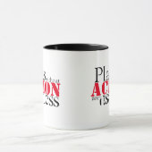 Tasse des Aktionsplans (Zentrum)