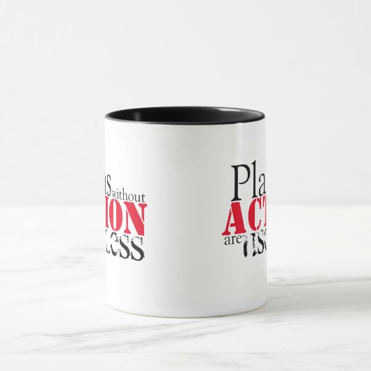 Tasse des Aktionsplans (Zentrum)