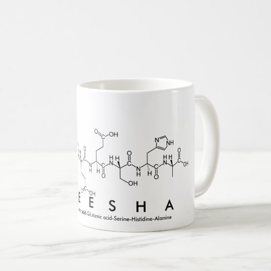 Tasse des Aleesha-Peptids (VorderseiteRechts)