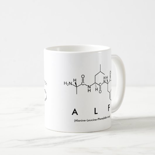 Tasse des Alf-Peptids (VorderseiteRechts)