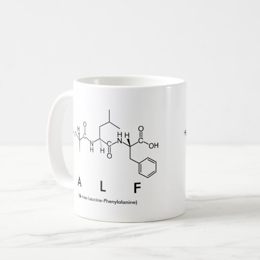 Tasse des Alf-Peptids (Vorderseite Links)