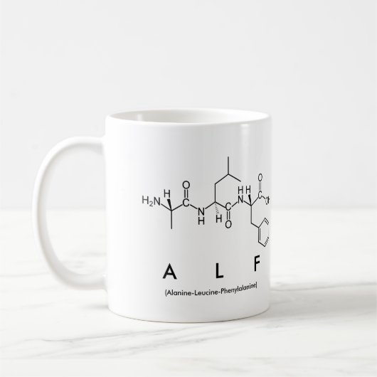 Tasse des Alf-Peptids (Links)