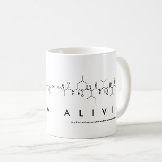 Tasse des Alivia-Peptids (VorderseiteRechts)