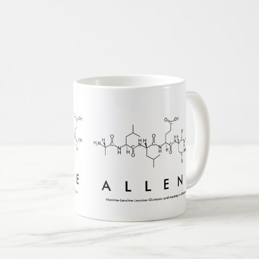 Tasse des Allene-Peptids (VorderseiteRechts)