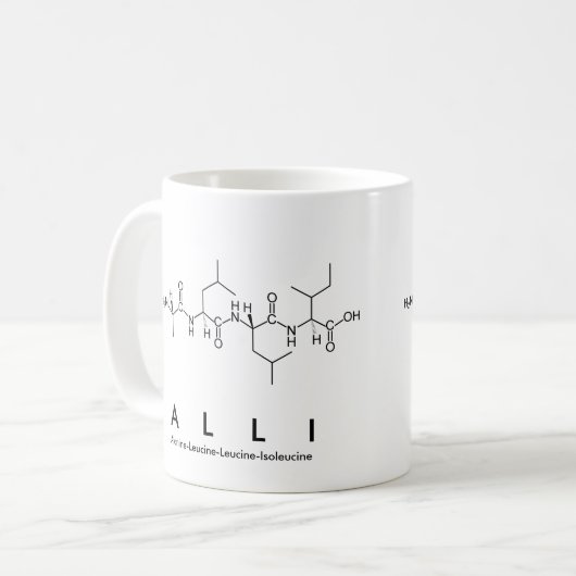 Tasse des Alli Peptids (Vorderseite Links)