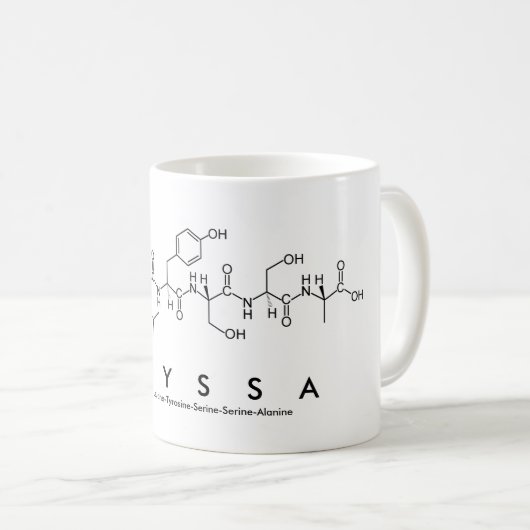 Tasse des Allyssa-Peptids (VorderseiteRechts)