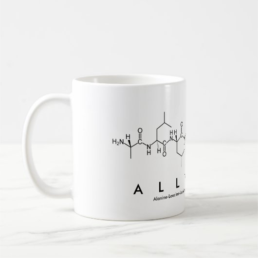 Tasse des Allyssa-Peptids (Links)