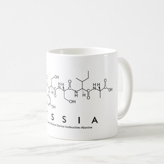 Tasse des Alyssia-Peptids (VorderseiteRechts)