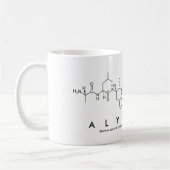 Tasse des Alyssia-Peptids (Links)