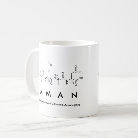 Tasse des Aman-Peptids (Vorderseite Links)