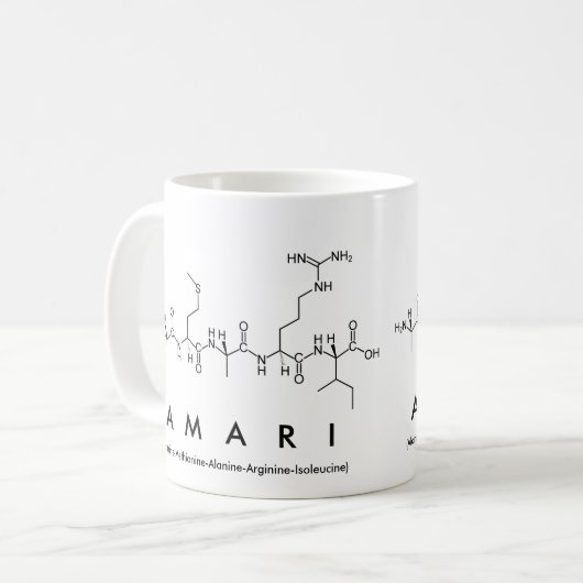 Tasse des Amari Peptids (Vorderseite Links)