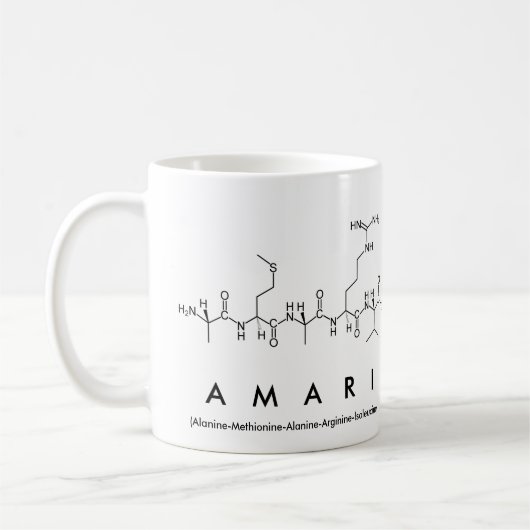 Tasse des Amari Peptids (Links)