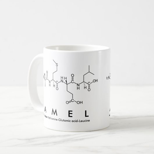 Tasse des Amel-Peptids (Vorderseite Links)
