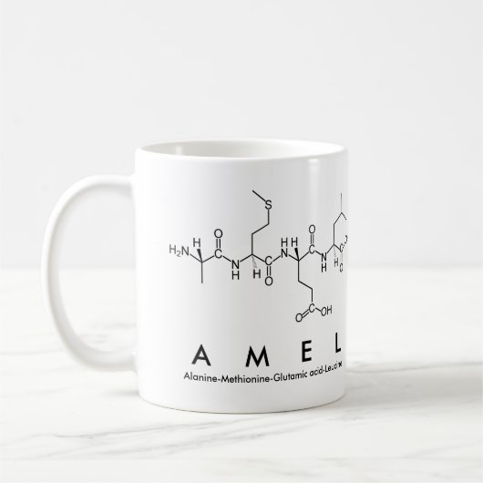 Tasse des Amel-Peptids (Links)