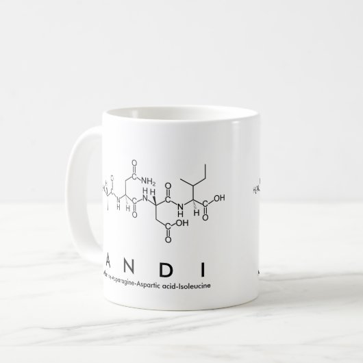 Tasse des Andi-Peptids (Vorderseite Links)