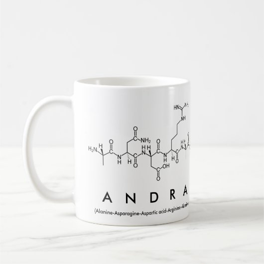 Tasse des Andra-Peptids (Links)