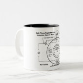 Tasse des Antriebsmotors in Teilphasen (Vorderseite Links)