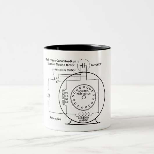 Tasse des Antriebsmotors in Teilphasen (Mittel)