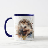 Tasse des Aquarell-Igels (Links)