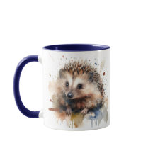 Tasse des Aquarell-Igels