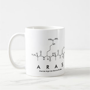 Tasse des Aras-Peptids