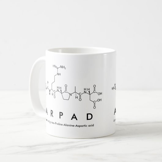 Tasse des Arpad-Peptids (Vorderseite Links)