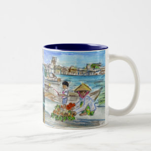 Tasse des asiatischen Wassermarktes