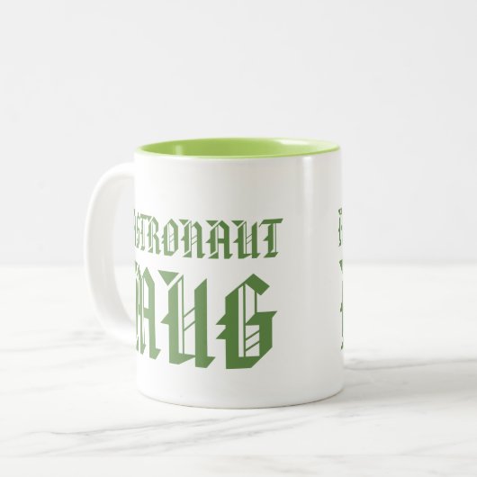 Tasse des Astronauten (Vorderseite Links)