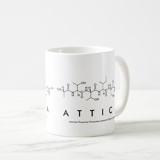 Tasse des Attica-Peptids (VorderseiteRechts)