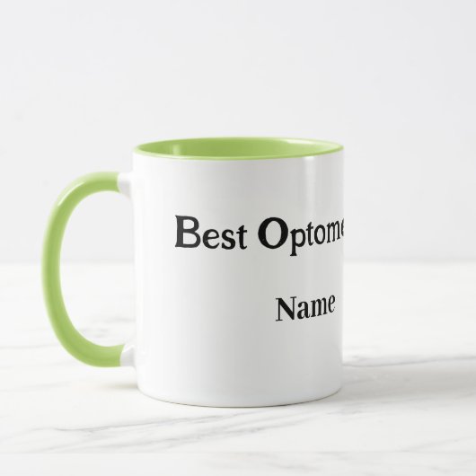 Tasse des Augenarztes und des Prüfungsleiters (Links)