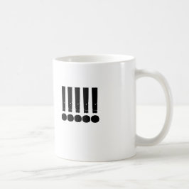 Tasse des Ausrufepunkts
