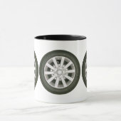 Tasse des Autos/Reifens (Zentrum)