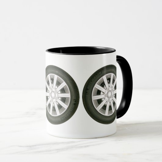 Tasse des Autos/Reifens (VorderseiteRechts)