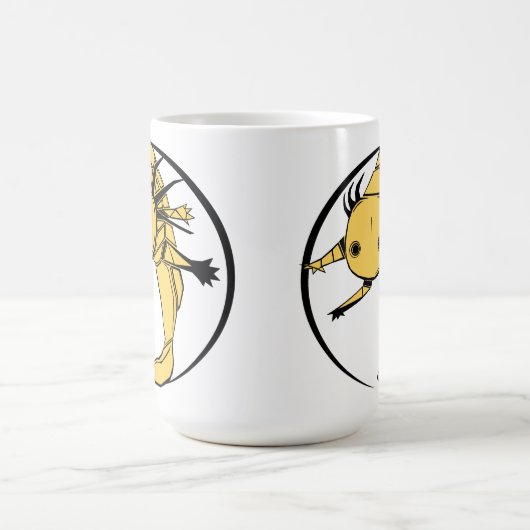 Tasse des Axolotlkreises (Gold) (Mittel)